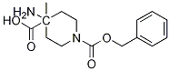 1-Benzyl 4-methyl 4-aminopiperidine-1,4-dicarboxylate Structure,115655-42-0Structure