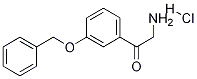 2-Amino-1-(3-(benzyloxy)phenyl)ethanonehydrochloride Structure,115851-99-5Structure