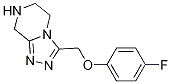 3-(4-Fluoro-phenoxymethyl)-5,6,7,8-tetrahydro-[1,2,4]triazolo[4,3-a]pyrazine Structure,1159553-60-2Structure