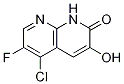 5-Chloro-6-fluoro-3-hydroxy-1,8-naphthyridin-2(1h)-one Structure,1159706-42-9Structure