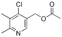 5-Acetoxymethyl-2,3-dimethyl-4-chloropyridine Structure,1159976-97-2Structure