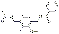 6-Acetoxymethyl-4-methoxy-5-methyl-3-pyridylmethanol o-toluate Structure,1159977-01-1Structure