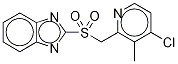 4-Desmethoxypropoxyl-4-chloro rabeprazole sulfone Structure,1159977-27-1Structure