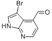 3-Bromo-1h-pyrrolo[2,3-b]pyridine-4-carbaldehyde Structure,1159982-08-7Structure