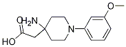 2-(4-Amino-1-(3-methoxyphenyl)piperidin-4-yl)acetic acid Structure,1159983-31-9Structure