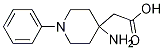 2-(4-Amino-1-phenylpiperidin-4-yl)acetic acid Structure,1159983-53-5Structure