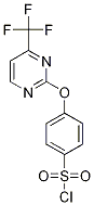 4-{[4-(Trifluoromethyl)pyrimidin-2-yl]oxy}benzenesulfonyl chloride Structure,1160058-86-5Structure