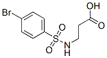 3-{[(4-Bromophenyl)sulfonyl]amino}propanoic acid Structure,116035-58-6Structure