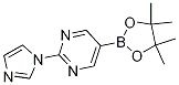 2-(1H-imidazol-1-yl)-5-(4,4,5,5-tetramethyl-1,3,2-dioxaborolan-2-yl)pyrimidine Structure,1160790-26-0Structure