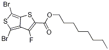 Octyl4,6-dibromo-3-fluorothieno[3,4-b]thiophene-2-carboxylate Structure,1160823-76-6Structure