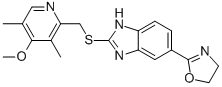 2-[(4-Methoxy-3,5-dimethyl-2-pyridinyl)-methylthio]-5-(oxazolin-2-yl)-benzimidazole Structure,116091-77-1Structure