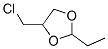 1,3-Dioxolane, 4-(chloromethyl)-2-ethyl- Structure,116111-72-9Structure