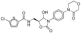 Rivaroxaban hydroxyoxazalone metabolite
(mixture of diastereomers) Structure,1161719-51-2Structure