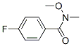 4-Fluoro-N-methoxy-N-methylbenzamide Structure,1163-54-8Structure