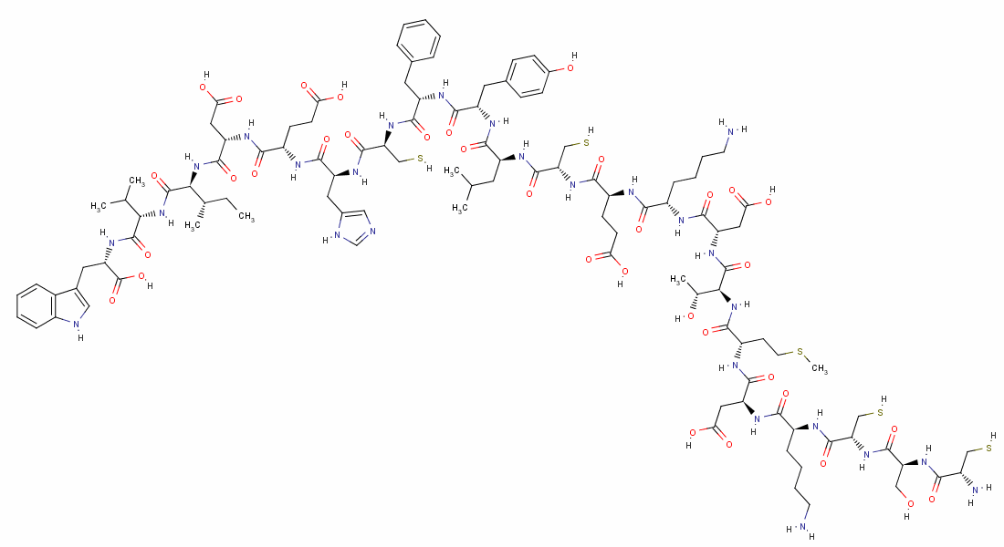 Sarafotoxin S6b Structure,116303-65-2Structure