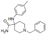 N-benzyl-4-(p-tolylamino)piperidine-4-carboxamide Structure,1164-22-3Structure