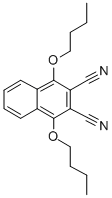 1,4-Dibutoxy-2,3-naphthalenedicarbonitrile Structure,116453-89-5Structure