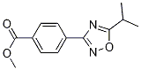 4-[5-(1-Methylethyl)-1,2,4-oxadiazol-3-yl]Benzoic acid methyl ester Structure,1166756-82-6Structure