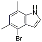 4-Bromo-5,7-dimethylindole Structure,1167056-53-2Structure