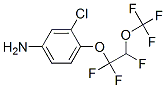 3-Chloro-4-[1,1,2-trifluoro-2-(trifluoromethoxy)ethoxy]benzenamine Structure,116714-47-7Structure