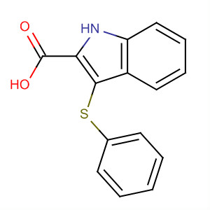 3-(Phenylthio)-1h-indole-2-carboxylic acid Structure,116757-25-6Structure