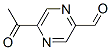 Pyrazinecarboxaldehyde, 5-acetyl-(9ci) Structure,116758-04-4Structure