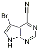 5-Bromo-7h-pyrrolo[2,3-d]pyrimidine-4-carbonitrile Structure,1168106-92-0Structure