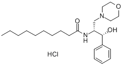 D,L-threo-1-phenyl-2-decanoylamino-3-morpholino-1-propanol hydrochloride Structure,117019-08-6Structure