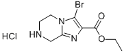 Ethyl3-bromo-5,6,7,8-tetrahydroimidazo[1,2-a]pyrazine-2-carboxylatehydrochloride Structure,1170568-70-3Structure