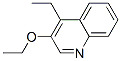 Quinoline, 3-ethoxy-4-ethyl- (9ci) Structure,117125-18-5Structure