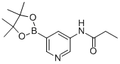 N-(5-(4,4,5,5-Tetramethyl-1,3,2-dioxaborolan-2-yl)pyridin-3-yl)propiomide Structure,1171891-19-2Structure