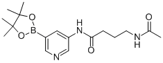 4-Acetylamino-n-[5-(4,4,5,5-tetramethyl-[1,3,2]dioxaborolan-2-yl)pyridin-3-yl]butyramide Structure,1171891-25-0Structure