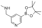 N-methyl-5-(4,4,5,5-tetramethyl-1,3,2-dioxaborolan-2-yl)-3-pyridinemethanamine Structure,1171893-98-3Structure