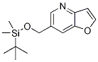 6-((Tert-butyldimethylsilyloxy)methyl)-furo[3,2-b]pyridine Structure,1171920-21-0Structure