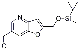 2-((Tert-butyldimethylsilyloxy)methyl)-furo[3,2-b]pyridine-6-carbaldehyde Structure,1171920-38-9Structure