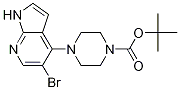 1-Piperazinecarboxylic acid, 4-(5-bromo-1h-pyrrolo[2,3-b]pyridin-4-yl)-, 1,1-dimethylethyl ester Structure,1172066-38-4Structure