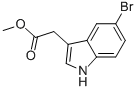 (5-Bromo-1h-indol-3-yl)-acetic acid methyl ester Structure,117235-22-0Structure