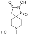 2-Hydroxy-8-methyl-2,8-diazaspiro[4.5]decane-1,3-dione hydrochloride Structure,117281-00-2Structure