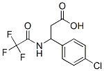 3-(4-Chlorophenyl)-3-[(2,2,2-trifluoroacetyl)amino]propanoic acid Structure,117291-25-5Structure