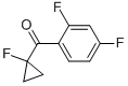 Methanone, (2,4-difluorophenyl)(1-fluorocyclopropyl)-(9ci) Structure,117292-27-0Structure