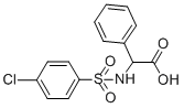 2-([(4-Chlorophenyl)sulfonyl]amino)-2-phenylacetic acid Structure,117309-47-4Structure