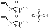 (1R,2s)-1-amino-2-ethenylcyclopropanecarboxylic acid ethyl ester hemisulfate Structure,1173807-85-6Structure