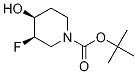 Tert-butyl (3r,4s)-3-fluoro-4-hydroxypiperidine-1-carboxylate Structure,1174020-42-8Structure