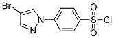 4-(4-Bromo-1h-pyrazol-1-yl)benzenesulfonyl chloride Structure,1174064-62-0Structure