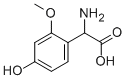 Amino-(4-hydroxy-2-methoxy-phenyl)-aceticacid Structure,117427-59-5Structure