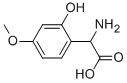 Amino-(2-hydroxy-4-methoxy-phenyl)-aceticacid Structure,117427-61-9Structure