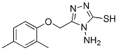 4-Amino-5-[(2,4-dimethylphenoxy)methyl]-4H-1,2,4-triazole-3-thiol Structure,117480-89-4Structure