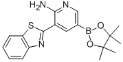 3-(2-Benzothiazolyl)-5-(4,4,5,5-tetramethyl-1,3,2-dioxaborolan-2-yl)-2-pyridinamine Structure,1175274-83-5Structure