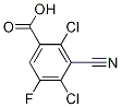 2,4-Dichloro-3-cyano-5-fluorobenzoic acid Structure,117528-58-2Structure