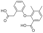 2-(2-Carboxymethyl-phenoxy)-3,4-dimethyl-benzoic acid Structure,117570-93-1Structure